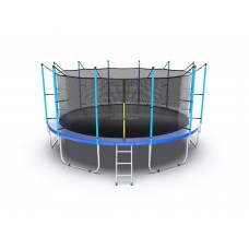 EVO JUMP Internal 16ft (Blue) Батут с внутренней сеткой и лестницей, диаметр 16ft (синий)