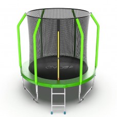 EVO Jump Cosmo 6ft (Green) Батут с внутренней сеткой и лестницей, диаметр 6ft (зеленый)