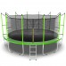 EVO JUMP Internal 16ft (Green) Батут с внутренней сеткой и лестницей, диаметр 16ft (зеленый)