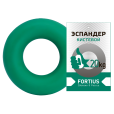 Эспандер-кольцо FORTIUS 20 кг зеленый