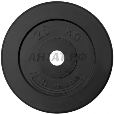 Диск тренировочный Антат весом 20 кг черный