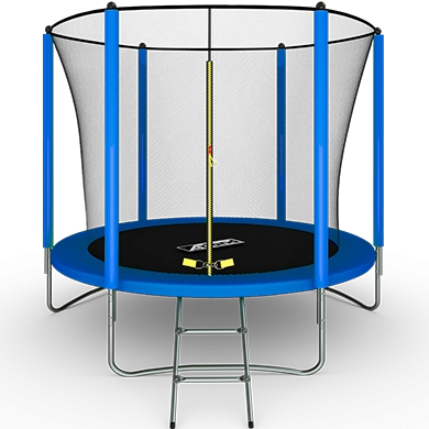 Батут 8FT с внутренней страховочной сеткой и лестницей