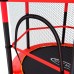 Батут DFC TRAMPOLINE-RED 55 дюймов с сеткой