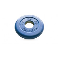 Диск для штанги MB Barbell синий - 50 мм - 2.5 кг