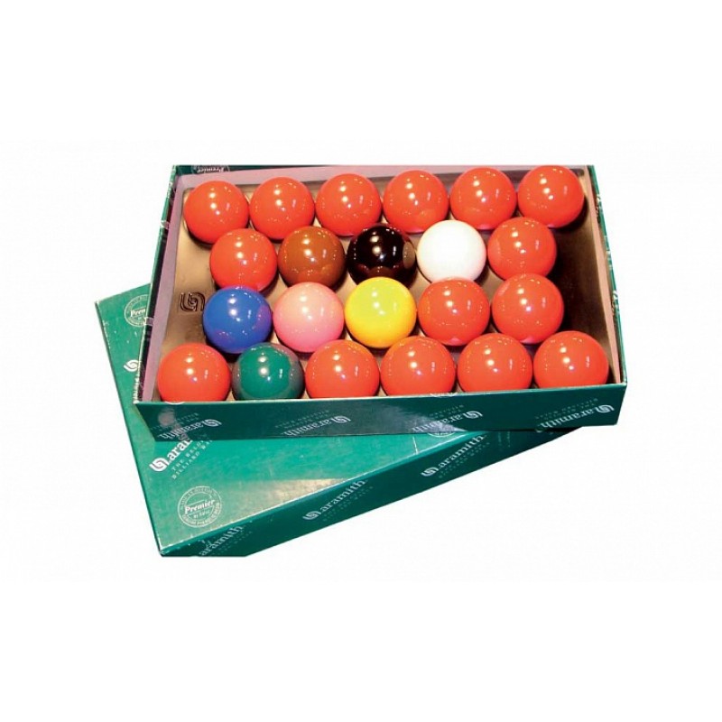 Бильярдные шары арамит. Диаметр шара для снукера. шары classic snooker 52,4мм.