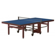 Теннисный стол складной для помещений "RASSON PREMIUM R200 Indoor" (274 х 152,5 х 76 см, натуральный эвкалипт) с сеткой