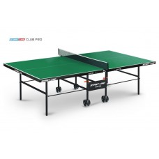 Теннисный стол складной для помещений "Start line Club-Pro Indoor" (274 х 152.5 х 76 см) с сеткой, зеленый