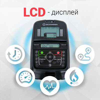 двухоконный LCD-дисплей Schwinn 430i